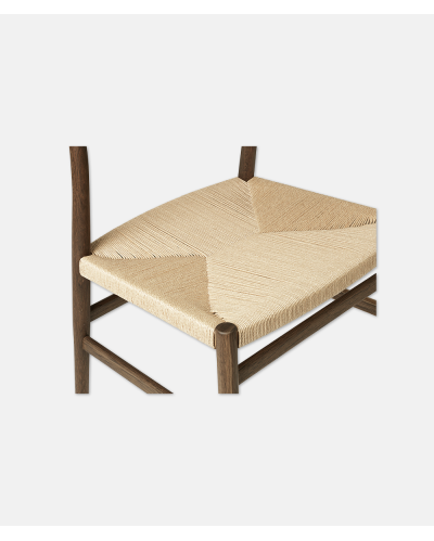 ARV Chair Fumed Oak. Weaved seat & Weaved backrest  - Without armrest